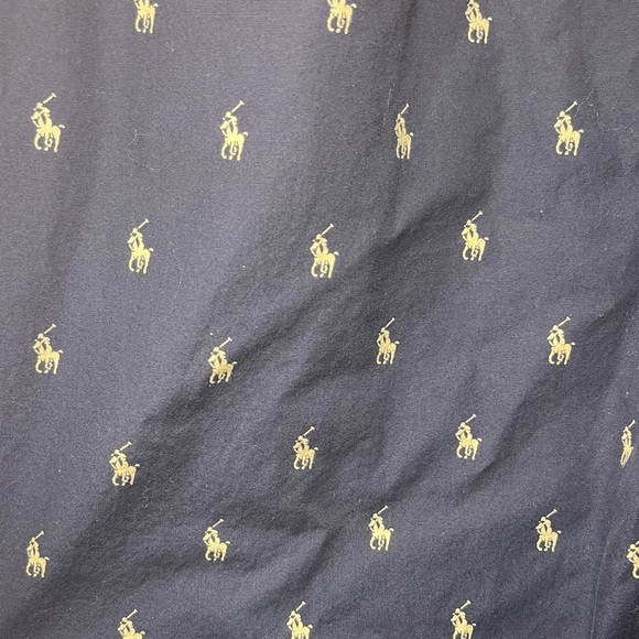 *sold* Polo Ralph Lauren Men’s Navy Blue Sleepwear Lounge Pants Logo M 32-34 - Picture 7 of 7